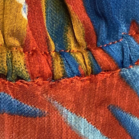 NWT flawed Walter Baker Devina Dress, Size XL Color Rio Palm - Picture 8 of 13